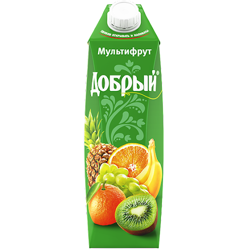 Сок Добрый Мультифрукт 1л.